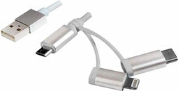 USB Cable LogiLink Silver 1 m
