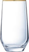 Luminarc Ultime Waterglas - Goudkleurig randje - 40 cl - Set-4