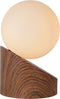 Lucide LEN - Tafellamp - Ø 10 cm - Hout - 1xG9