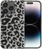 imoshion Hoesje Geschikt voor iPhone 14 Pro Hoesje Siliconen - imoshion Design hoesje - Meerkleurig / Leopard Transparent