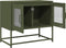 vidaXL - Tv-meubel - 68x39x60,5 - cm - koudgewalst - staal - olijfgroen