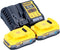 DeWALT DCK2062E2T - Accu Combiset 2-delig - 18V XR 1.7Ah POWERSTACK - TSTAK (2-delig)