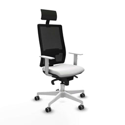 Bureaustoel met hoofdsteun Piqueras y Crespo 4B026G1 Wit