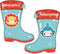 Arditex Regenlaarzen Fisher-price Lichtblauw/rood Maat 28