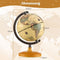 Coast Wereldbol - Mini Globe 360° Draaibaar - Ø14 cm Brons