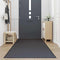 vidaXL - Deurmat - 115x500 - cm - antracietkleurig