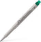 Markeerstiften Faber-Castell Multimark 1524 Groen (10 Stuks)