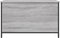 vidaXL - Opbergbankje - 80x42,5x50 - cm - bewerkt - hout - grijs - sonoma - eikenkleur