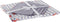 Placemat en servetten DKD Home Decor Summer Blauw Katoen (150 x 150 x 0.1 cm) (5 pcs)