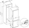 Inventum IKV1786D - Inbouw koelkast - 305 liter - 178 cm - 38 dB