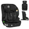 Lionelo Autostoel met ISOFIX 1.5 tot 12 jaar (76-150 cm / 9 - 36 kg / Groep 1 2 3) Nieuwste norm Groeit mee Breed zit- en rugdeel 10-standen Hoofdsteun Wasbare hoes 5 Punts Gordel Autostoeltje voor Baby, Kind, Peuter Levi Fix i-Size