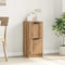 vidaXL - Dressoir - 30x30x70 - cm - bewerkt - hout - artisanaal - eikenkleur