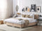 ADMIRAL - Boxspringbed - Zandbeige - 180 x 200 cm - Polyester