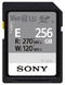 Sony UHS-II SF-E256 - SDXC Geheugenkaart 256GB - Lezen 270MB/s Schrijven 120MB/s