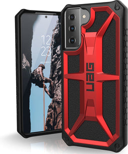 Urban Armor Gear Monarch Samsung Galaxy S21 Hoesje Crimson