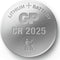 GP Lithium CR2025 - Knoopcelbatterijen - 3V - 4 stuks