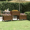 vidaXL - Plantenbak - 245,5x44x75 - cm - massief - grenenhout