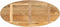vidaXL - Tafelblad - ovaal - 100x50x2,5 - cm - massief - mangohout