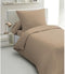 Home Linge Passion - Dekbedovertrekset 2-delig - Microvezel 82 g - 140 x 200 cm - Beige (2 stuks)