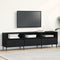 vidaXL - TV-kast - Zwart - Eiken - 150x30x44,5 - cm - Engineered - Wood