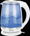 ECG RK 2020 - Waterkoker - 360° draaibaar - 2L - Blauw verlichting