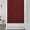 vidaXL - Wandpanelen - 12 - st - 0,54 - m² - 30x30 - cm - stof - wijnrood