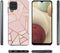 iMoshion Hoesje Geschikt voor Samsung Galaxy A12 Hoesje Siliconen - iMoshion Design hoesje - Roze / Meerkleurig / Goud / Pink Graphic