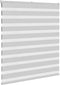 vidaXL - Zebra - rolgordijn - 130x100 - cm - stofbreedte - 125,9 - cm - lichtgrijs