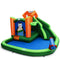 Coast Bouncy Castle - Opblaasbaar springkasteel met glijbaan en waterkanon - 370 x 300 x 190 cm groen
