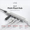 Linq 6in1 Pro - USB-C Multiport Hub - 4K HDMI 140W PD Ethernet 2.5Gbps - Off-white/Space-grey