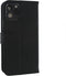 Valenta iPhone 12 Pro Max - Book Case - Handgemaakt - Zwart (8719638584111)