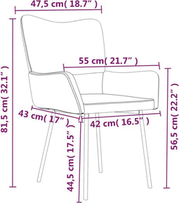 vidaXL - Eetkamerstoelen - 2 - st - fluweel - wijnrood
