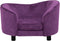 vidaXL - Hondenbank - 69x49x40 - cm - pluche - bordeauxrood