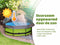 EXIT zwembad overkapping ECO ø366cm - universeel voor Intex/Bestway - beschermt tegen vuil en verwarmt water