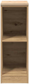 vidaXL - Garagekast - 30x51x85 - cm - massief - grenenhout - artisan - eikenkleurig
