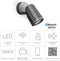 Steinel ONE LED Wandlamp - Bewegingssensor - Bluetooth - Antraciet