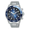 Lorus RT343JX9 - Heren Chronograaf Horloge - 10 ATM waterdicht - Zilver