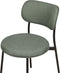 CASEY - Eetkamerstoelen set van 2 - Groen - Polyester