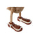 Decoratieve figuren Home ESPRIT Wit Rood Natuurlijk Eend 14 x 28 x 43 cm (2 Stuks)