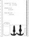 No. 80 - 4-Piece Butt Plug Set - Black