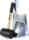NO-AXE HOUTKLOVER | GEGALVANISEERD STAAL | SET MET HAMER | GEGALVANISEERD | HOUTSPLIJTER | HOUTSPLITTER | HOUTKLIEVER | SPLIJTWIG | KLOOFWIG