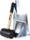 NO-AXE HOUTKLOVER | GEGALVANISEERD STAAL | SET MET HAMER | GEGALVANISEERD | HOUTSPLIJTER | HOUTSPLITTER | HOUTKLIEVER | SPLIJTWIG | KLOOFWIG