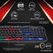 No Fear Gaming Toetsenbord - QWERTY - 104 Membraan Toetsen - RGB LED-Verlichting - 1.5M Kabel met USB 2.0 - Zwart