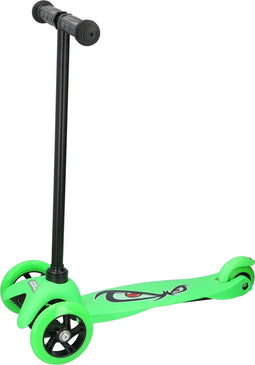 No Fear Kinderstep - Step 3 Wielen - Buitenspeelgoed Jongens en Meisjes - Kinder Step voor Kinderen 2 tot 5 jaar - Maximaal Gewicht 20 kg - Stuurhoogte op 66 cm - Aluminium - Groen