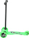 No Fear Kinderstep - Step 3 Wielen - Buitenspeelgoed Jongens en Meisjes - Kinder Step voor Kinderen 2 tot 5 jaar - Maximaal Gewicht 20 kg - Stuurhoogte op 66 cm - Aluminium - Groen