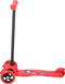 No Fear Kinderstep - Step 3 Wielen - Buitenspeelgoed Jongens en Meisjes - Kinder Step voor Kinderen 2 tot 5 jaar - Maximaal Gewicht 20 kg - Stuurhoogte op 66 cm - Aluminium - Rood