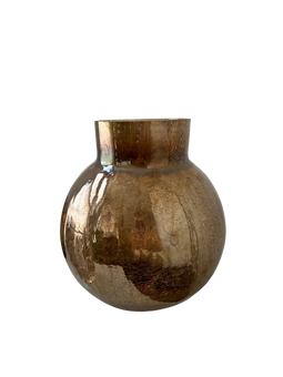 No Label Bowl Vaas Windlicht Craquele Champagne Beige Bruin