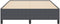 vidaXL - Bedframe - Donkergrijs - 160x200 - cm - Corduroy - Stof