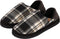 Pantoffels Heren - Sloffen Heren - Geruit Grijs - 45-46 - Spaanse Sloffen - Slippers Heren -