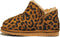 Warmbat Willow Print Panther Dames Sloffen - Suède - Wol - Chestnut